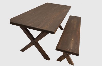 Τραπέζι με χιαστί πόδια – Κωδ: 16-02