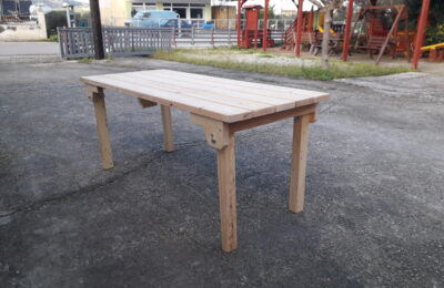 Πτυσσόμενο τραπέζι ξύλινο κήπου – Κωδ. 22-03